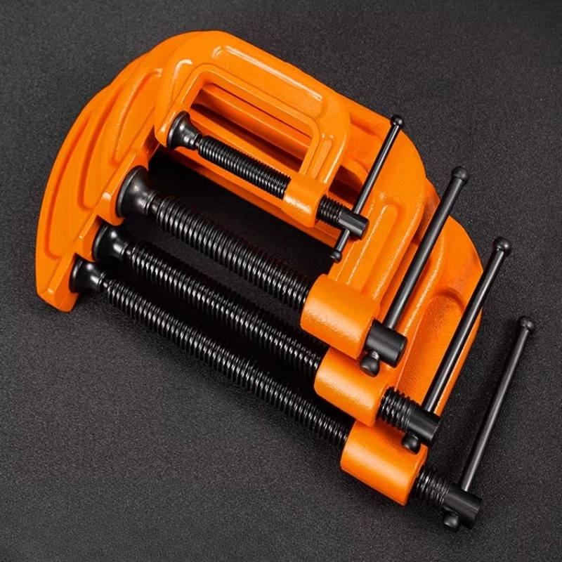G-clamp C-type clamp Iron clamp Strong f-clamp Woodworking fixture Clamp G-type Woodworking F-clamp Accessories Tools