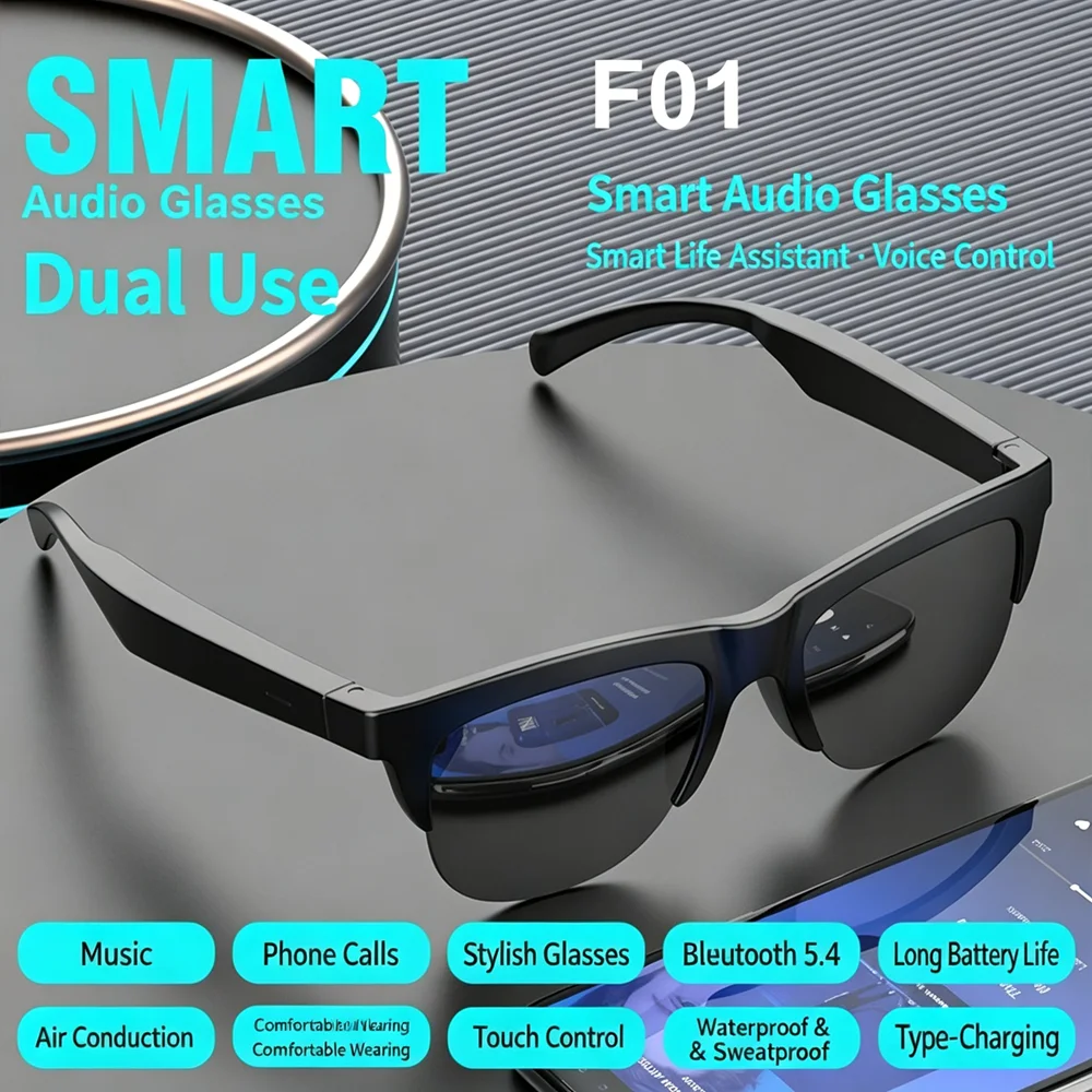 Lentes de Sol Inteligentes BT5 - Audio Music Hifi reseña y precio
