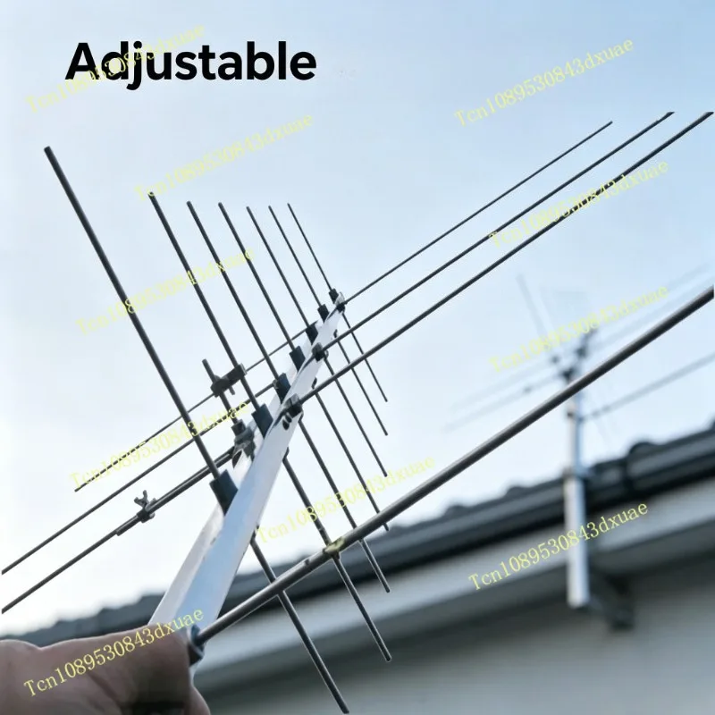 Portable Foldable UV Dual Band Handheld Yagi Antenna For ISS SSTV Satellite Signal Reception