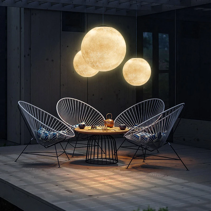 

Outdoor Chandelier Garden Light Engineering Landscape Villa Light Moon