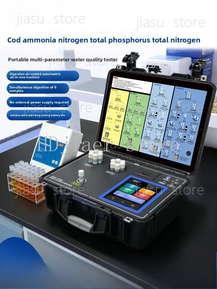 

Portable COD Ammonia Nitrogen Detector – Rapid Analysis for Total Phosphorus/Total Nitrogen/BOD/Suspension/Heavy Metal in Sewage