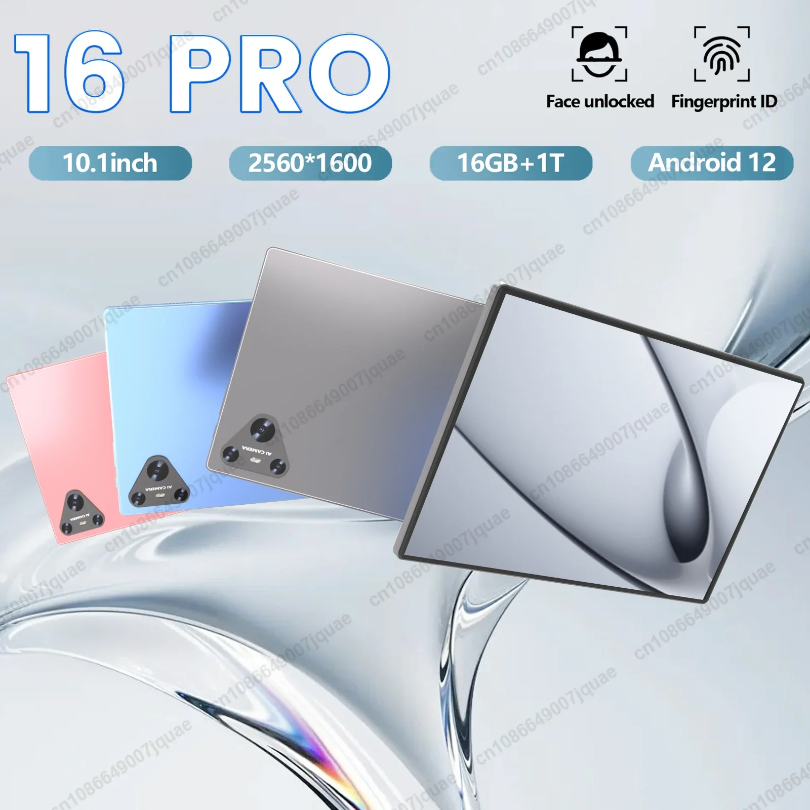 Original 16 Pro Tablet 10.1 inch  Android 14 Global Snapdragon870 10 Core 16GB+1024GB 10000mah 5G Dual SIM WIFI  HD Full Screen