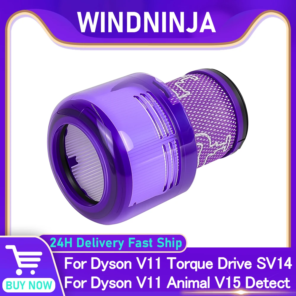 مرشح خلفي منظف لـ Dyson V11 Animal / V11 Torque Drive V15 مكانس محمولة قطع غيار أدوات تنظيف الترشيح الخلفي الإعصاري #1