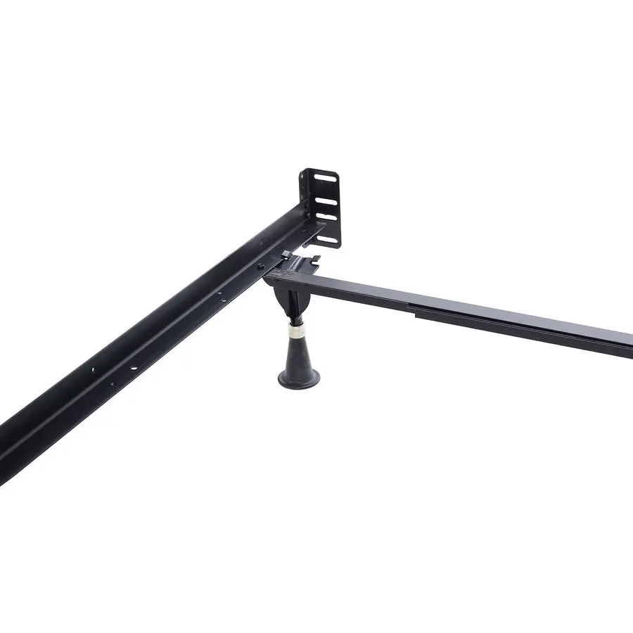 Bed Frames Bed Frame with Headboard Footboard Attachment 4 Legs and Adjustable Glides, Twin Full