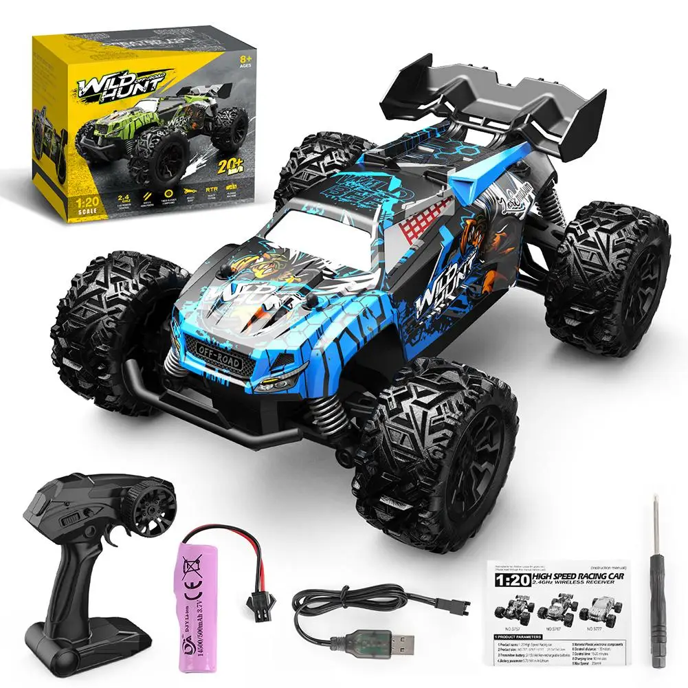 2.4g Remote Control Car 4wd Rc Drift Car 20km/H Power Motor Independent Shock Absorber Anti-Crash Rc Vehicle Children Toys Gift