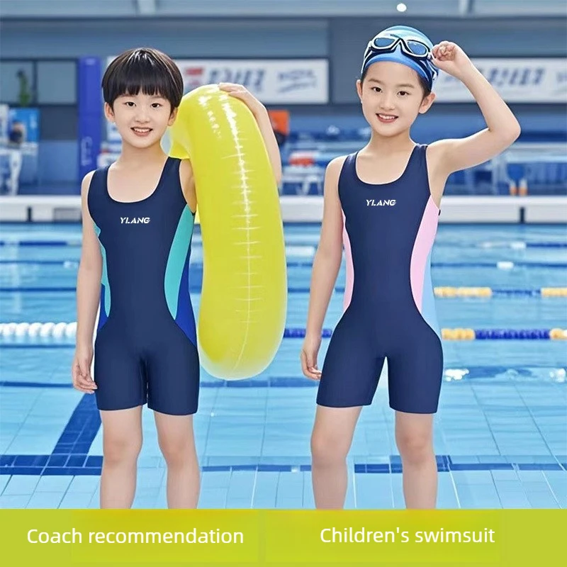Kids Swimsuit One Piece Swimwear for Boys Girls Children Sport Swimming Suit New Design