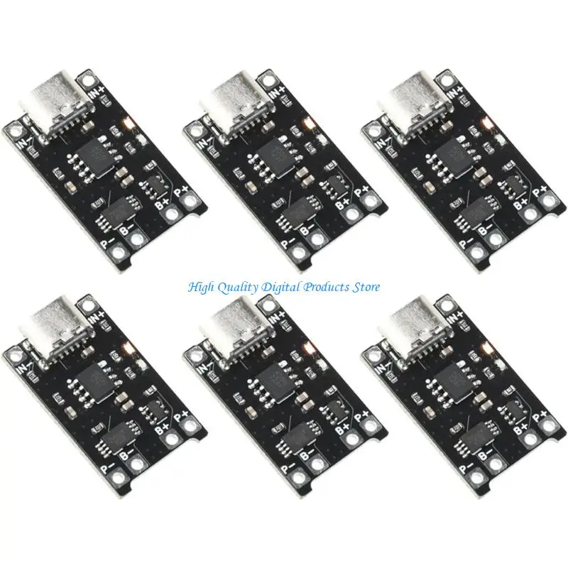 

U2JE TP4056 4-8V 1.2A Output Battery Charging Board Module Type C Charging Protective Battery Charging Module Replacement