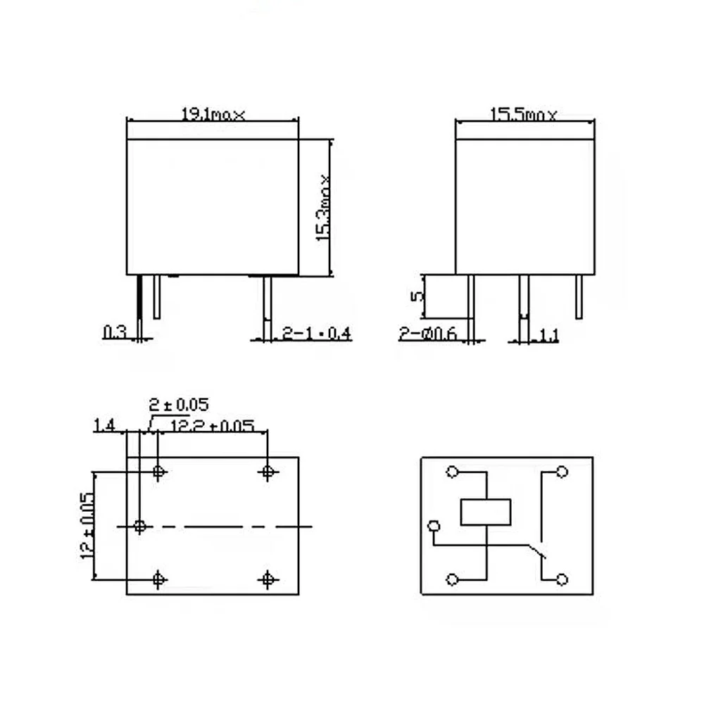 Relays SRD-03VDC-SL-C SRD-05VDC-SL-C SRD-06VDC-SL-C SRD-09VDC-SL-C SRD-12VDC-SL-C 3V 5V 6V 9V 12V 24V 48V 10A 250VAC 5PIN