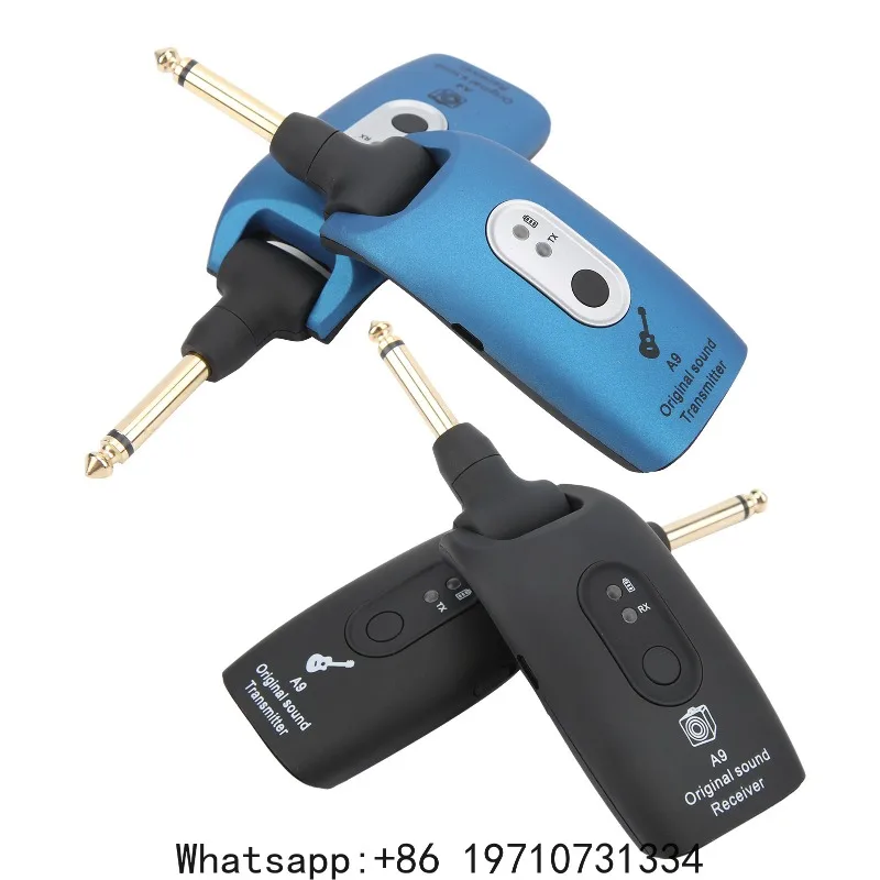 Generic 2.4GHz Wireless Guitar System – A9 Digital Transmitter & Receiver Set with USB Cable for Electric Bass， Plug‑and‑Play view 2