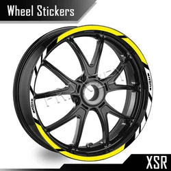 Reflective Wheel Sticker Hub Decals Rim Stripe Tape Decorative Accessories Waterproof For YAMAHA XSR 900 XSR700 xsr155 xsr 125