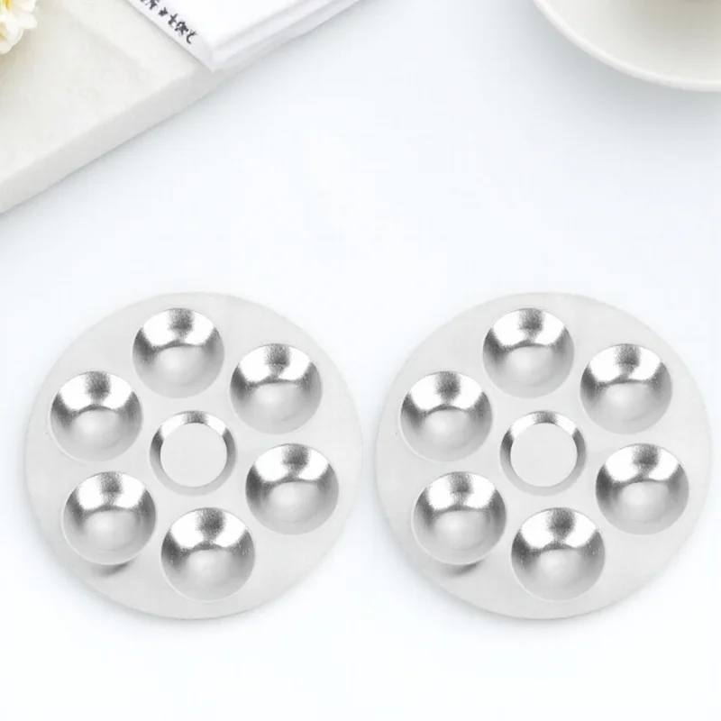 قطعتان من صينية الرسم الاحترافية، صينية صبغ من الفولاذ المقاوم للصدأ، متانة عالية، لمسة نهائية ناعمة، سهلة التعامل مع رائعة للفنانين