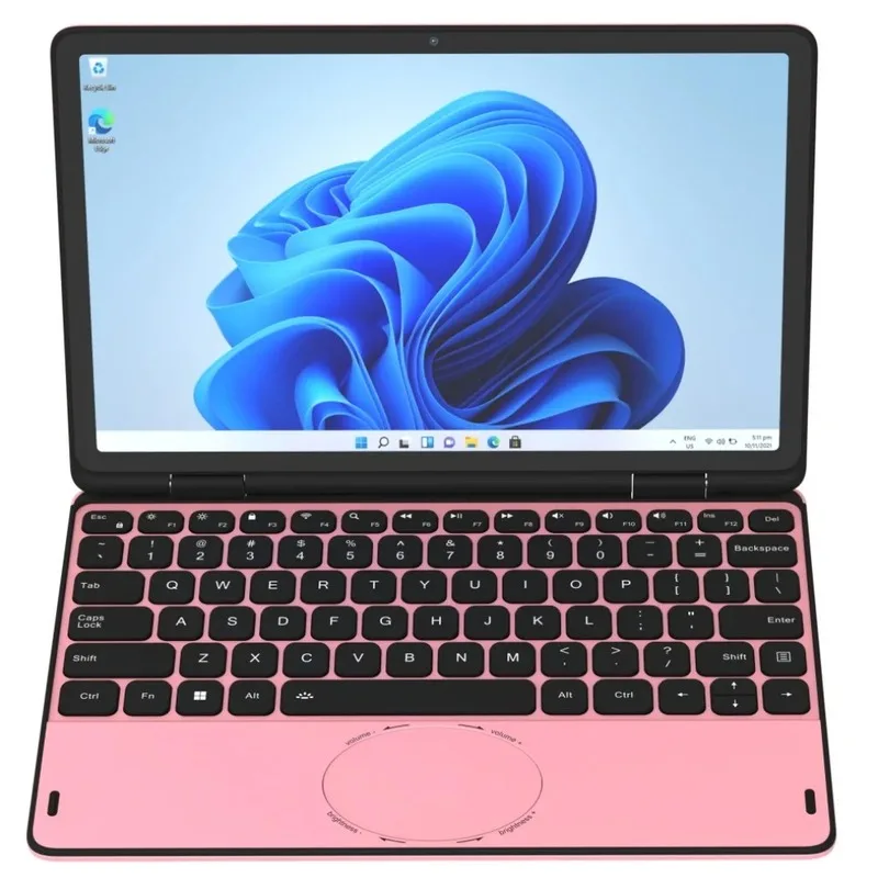 Pink style thin and light laptop