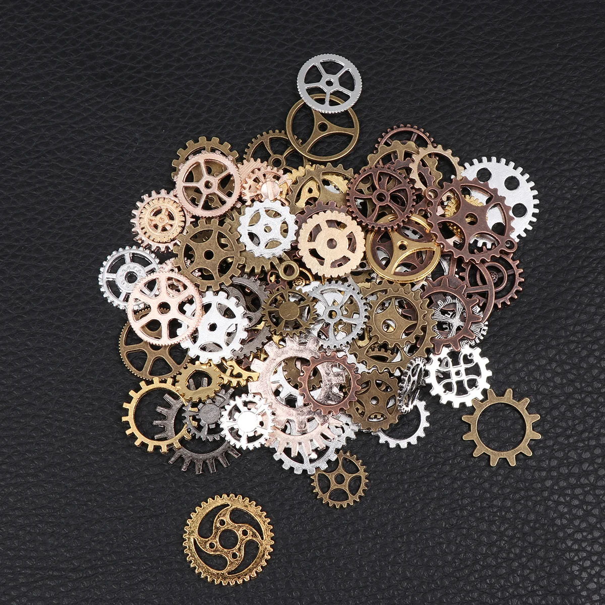 

Mixed Alloy Mechanical Steampunk Gears Vintage Accessories Diy Handmade Jewelry Bracelet Watch Craft Parts Tooth