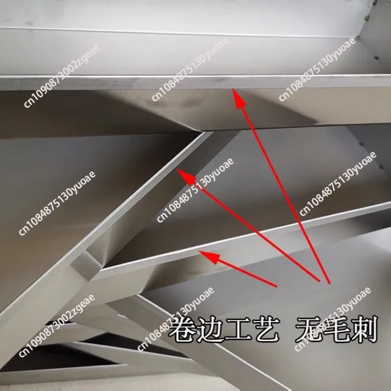 Stainless steel trough feeding chicken, duck, goose, rabbit, bird trough anti-sprinkling feeding water feeding