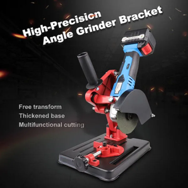 

High-quality Angle Grinder Stand Angle Grinder Bracket Holder Support For 100-125mm Cutter Angle Grinder Cast Iron Base Po