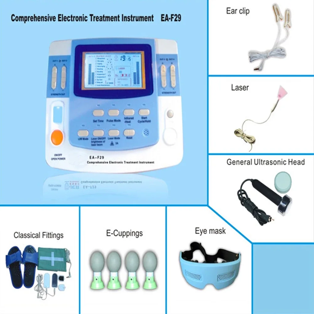 Laser Physiotherapy Arthritis Ultrasound Tens Electrical Stimulator Full Body Physical Therapy Massager Ultrasonic