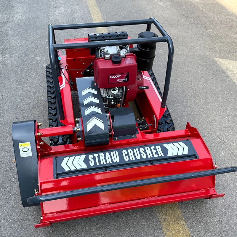 カスタマイズ可能なリモコン式芝刈り機ヨーク除草ロボット800/1000/1200mm様々な地形に適応メーカー直販