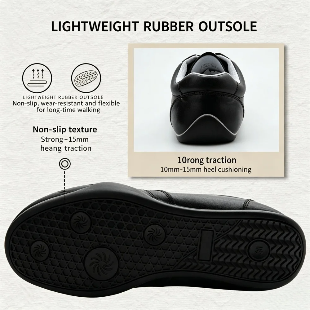 Genuine Leather Kung Fu Shoes Tai Chi Wing Chun Sports Sneakers Wushu Martial Arts Footwear Comfort Fitness Sneakers view 3