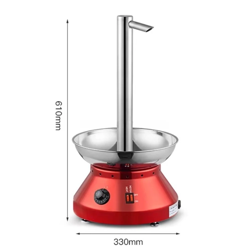 220V/110V Electric Chocolate Fountain Spray Machine Chocolate Fountain Tap with Temperature Control