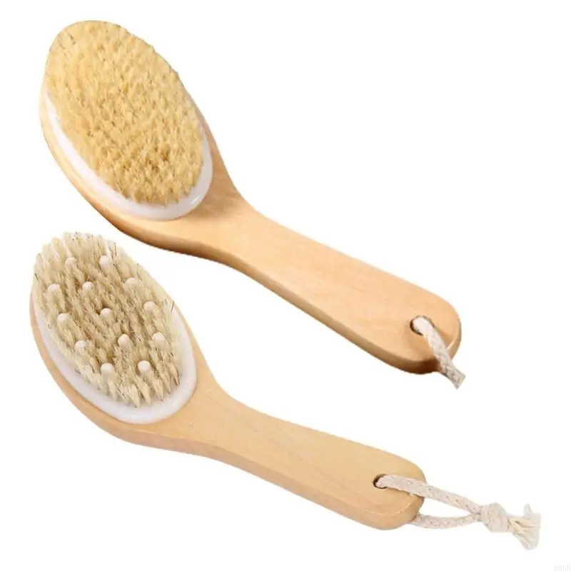 Multipurpose Handle Body Brush Body Scrubber For Home Spa Exfoliation Tool B95B