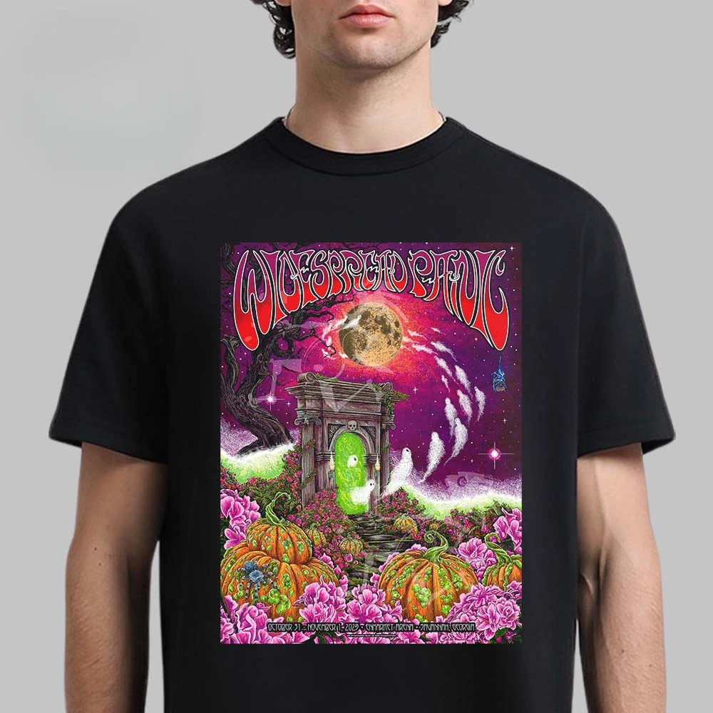 Hot Widespread Panic Cotton Band Shirt Unisex Summer Short Sleeve Fashion Brand Tee Luxury Casual Vintage T-shirt