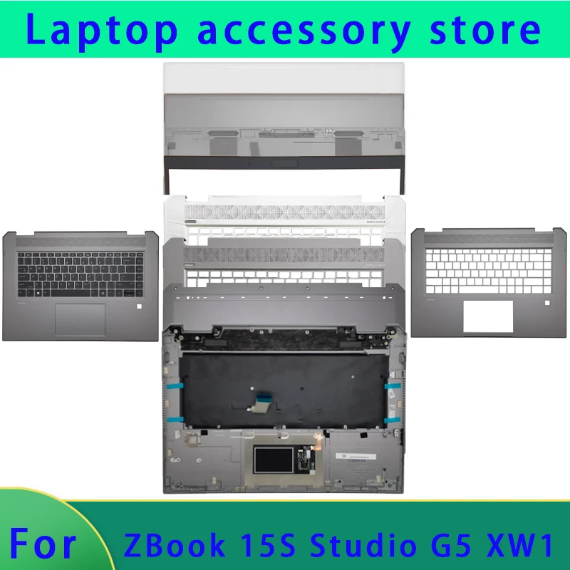 

Подходит для ноутбука серии ZBook 15S Studio G5 XW1, верхняя крышка ЖК-экрана, рамка экрана, подставка для рук, нижняя часть клавиатуры ABCD