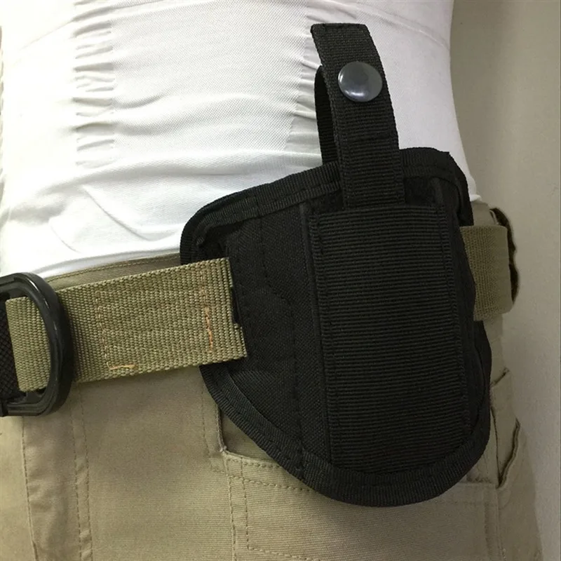 600D Nylon Holster Concealed Carry Holster Wear Belt Holster Airsoft Bag for Compact Subcompact Pistols Handgun