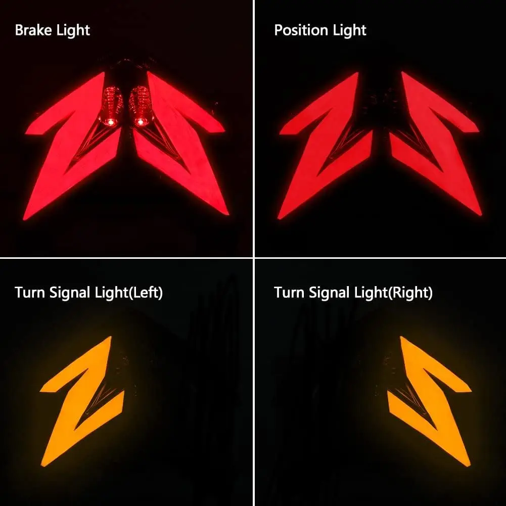 LED Brake Light Tail Lamp For KAWASAKI Z125/Pro 2013-2022 Z800
