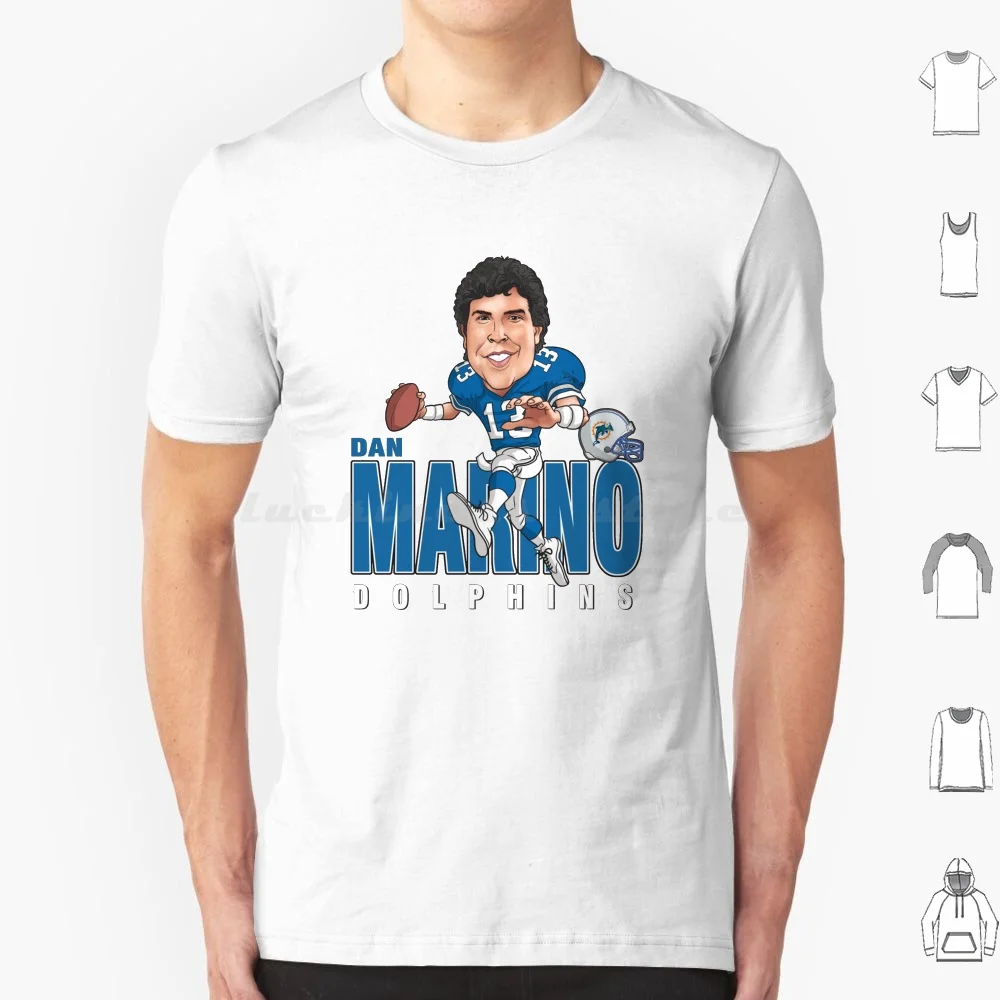 13-Dan The Man Camiseta de algodón para hombres y mujeres DIY estampado Miami Goat 80s Qb Retro Mvp Dan 13 Dolphin