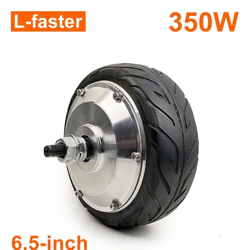 6.5 inch 350W Scooter Handcart Hub Motor Wheel Electric Car Accessorie With Solid Core Tires