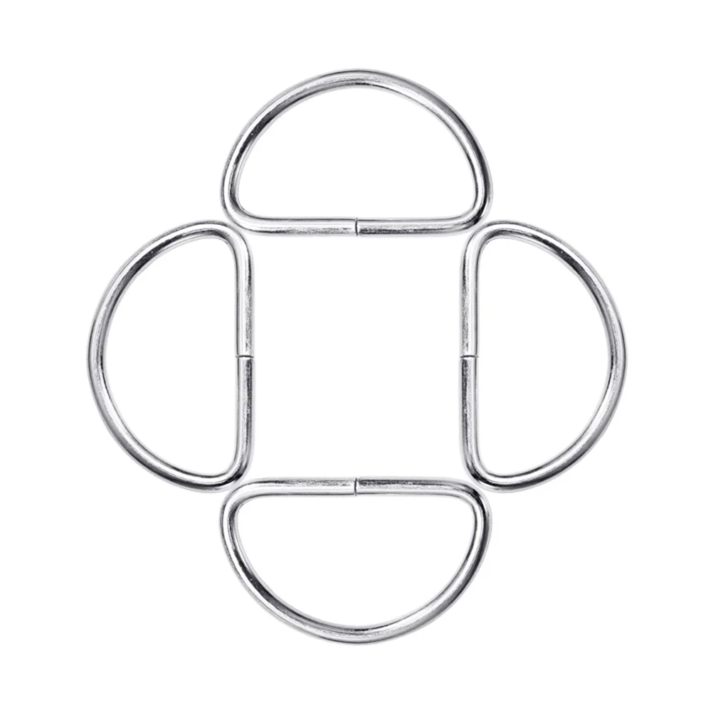 

20pcs D Ring Buckle Metal Silver 20Mm For Bag Strap Webbing Diy Belt Dog Collar Lanyard Harness Craft Supplies Sewing Hardware