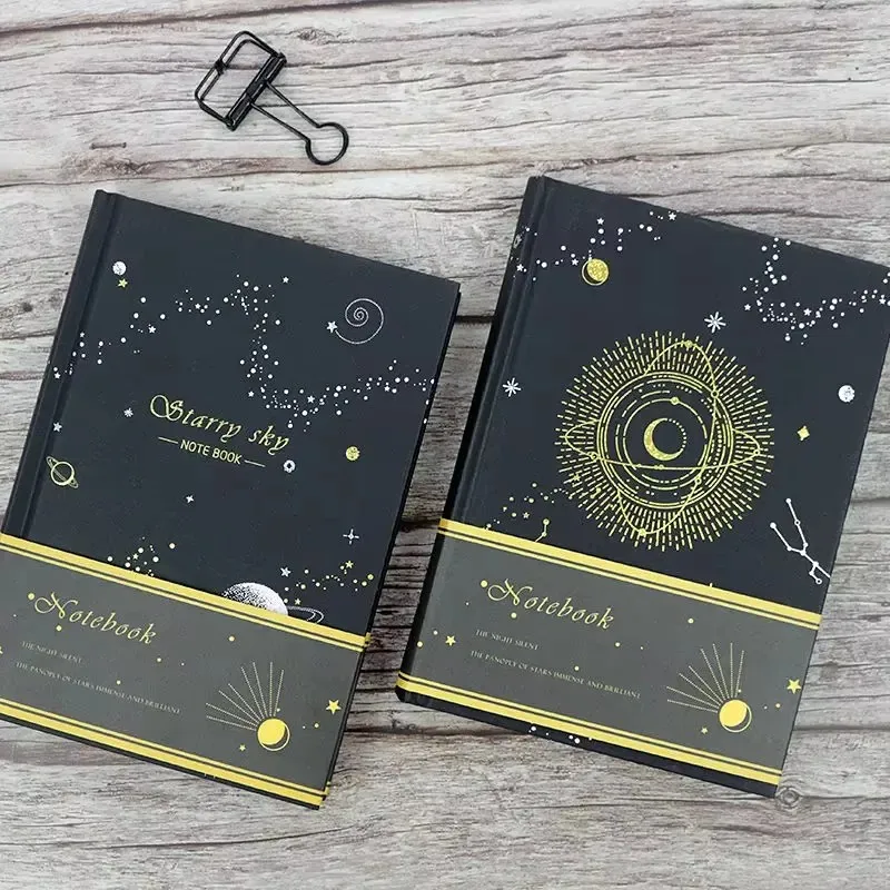 Cute Hardcover Notebook 128 Sheets Color Pages Little Prince Adventures Illustration Diary Planner Agenda Notepad Student Gifts