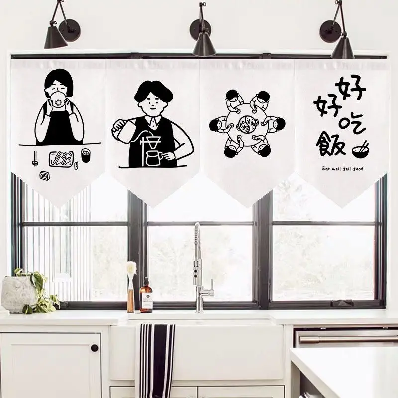 VIKAMA Christmas Triangle Flag Cartoon Santa Gift Xmas Tree Snow Globe Print Pennant Banner For Home Party Window Decor