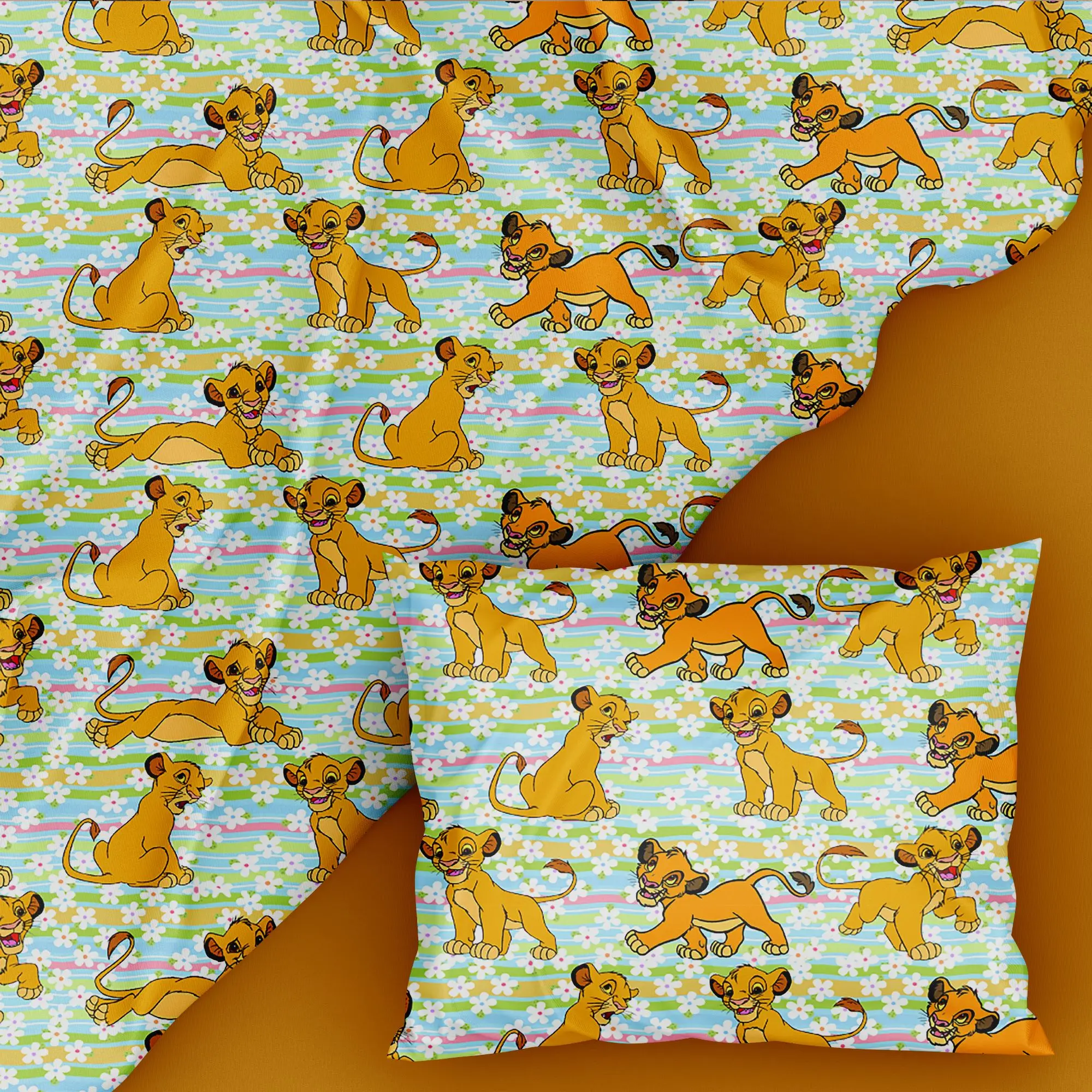 50*145cm The Lion King Patchwork Polyester Cotton Fabric For Tissue Sewing Quilting Fabrics Needlework Material DIY Handmade - Image 3