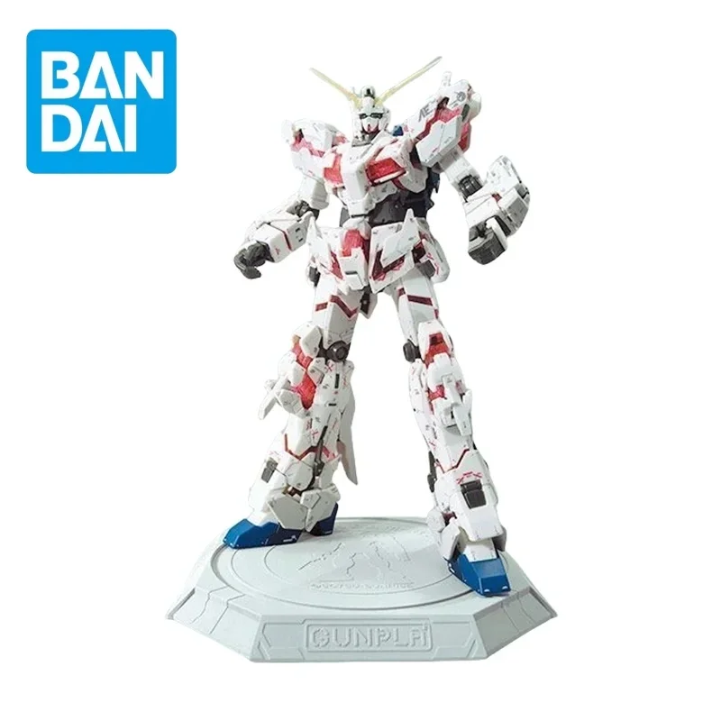 

Оригинальный Bandai Anime THE GUNDAM BASE LIMITED RX-0 UNICORN GUNDAM Ver.TWC RG Сборная модель игрушки Подвижная кукла подарки для детей