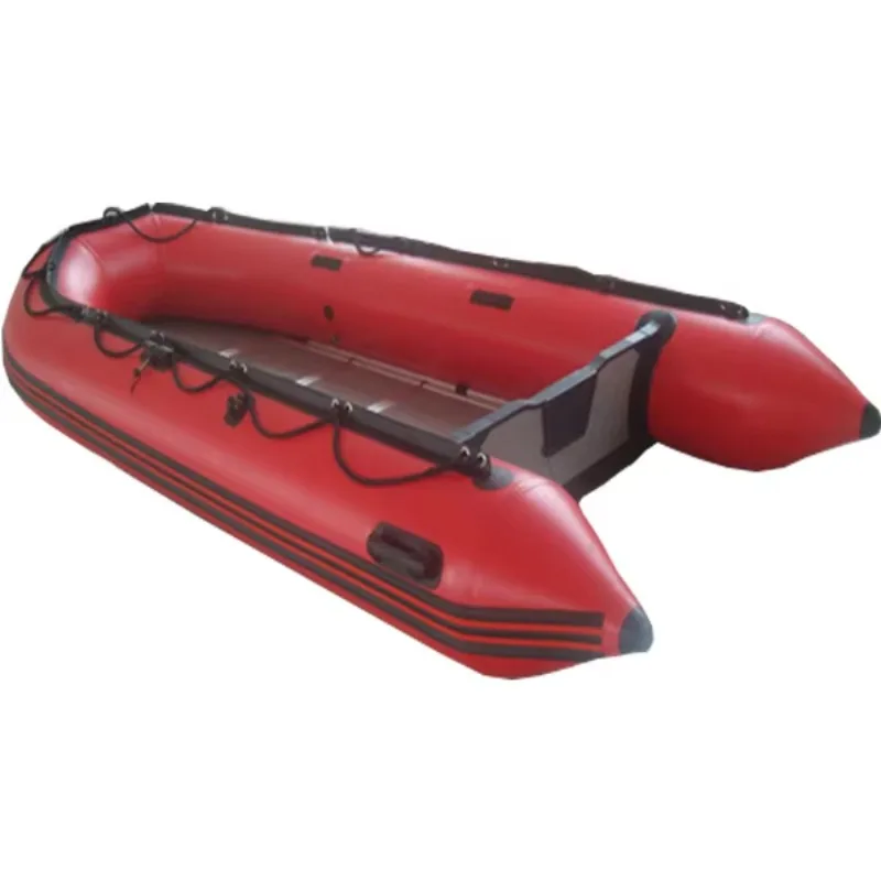 2026 High Quality 0.9 Pvc Boat Aluminum Boat Inflatable Catamaran Inflatable Boat