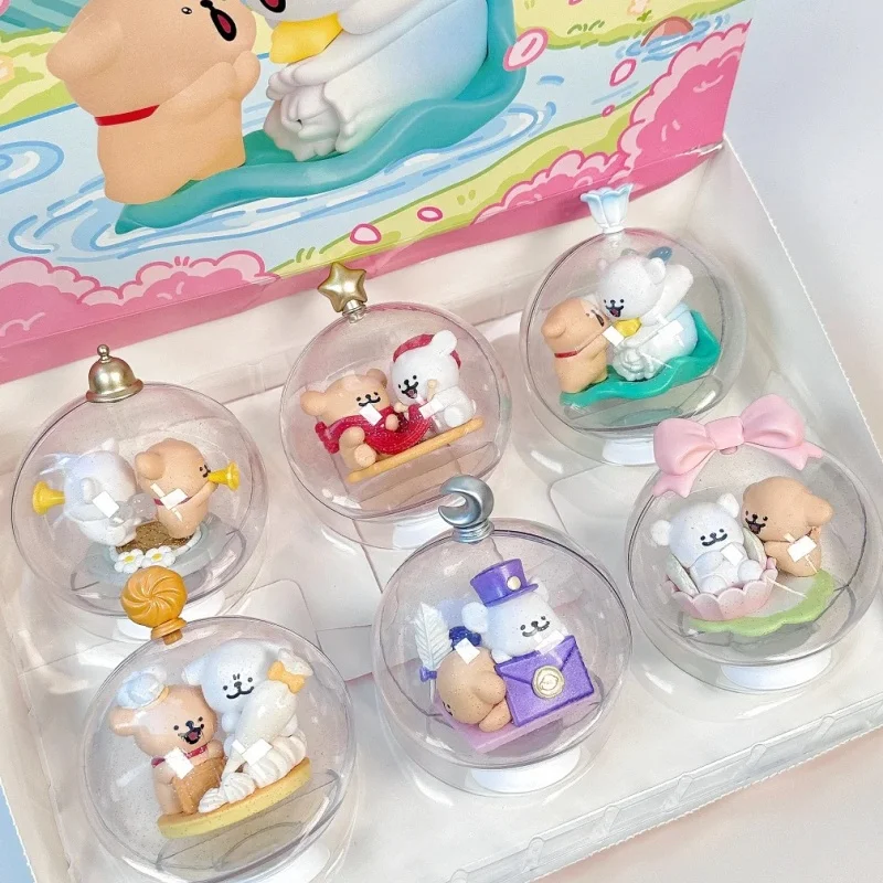 

Genuine Maltese Little Treasure Series Blind Box Action Figure Toy Collectors Series Figures Action Cartoon Ornament Toys Gift