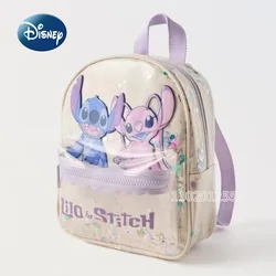 Disney Stitch's New Children's Backpack Cartoon Cute Children's Backpack High-quality and Fashionable Boys and Girls' Backpack