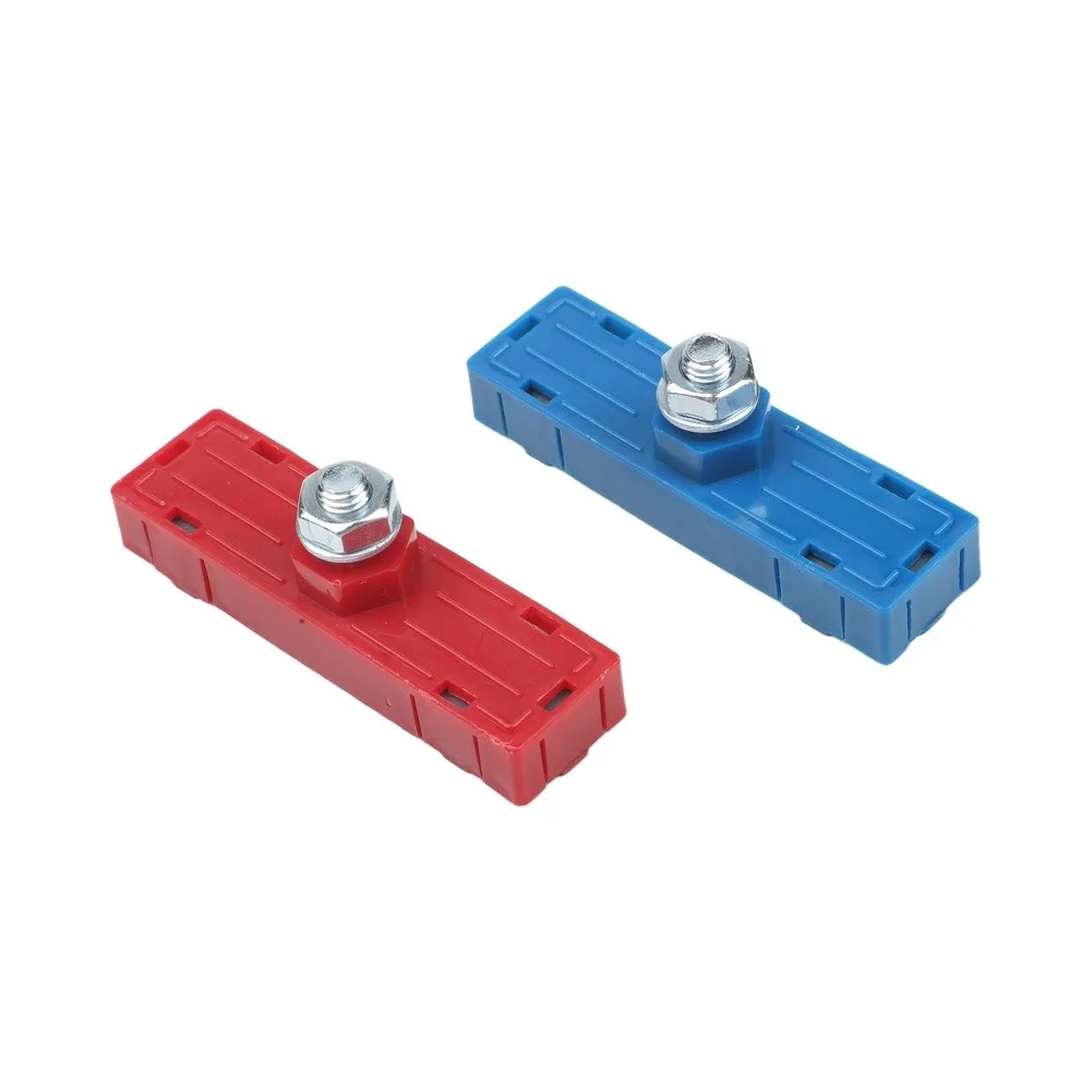 2 Pack Magnetic Limit Switch Magnets For Automatic Sliding Door Openers Nylon Iron Steel Construction Red And Blue