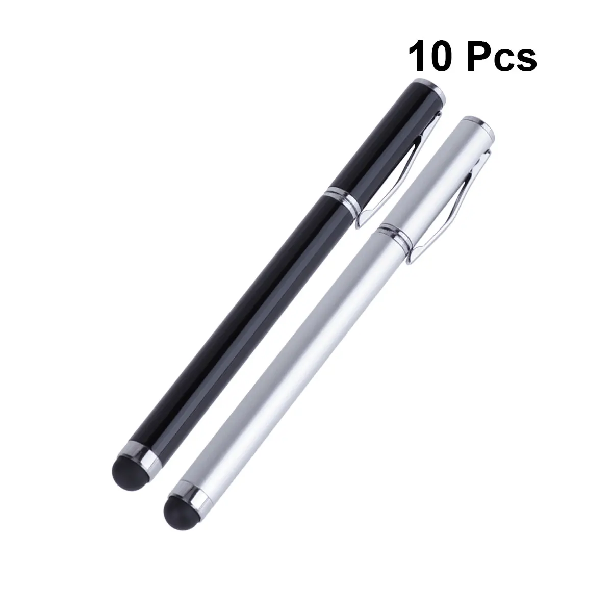 

10 Pcs Touchscreen Pen 2-in-1 Writing Stylus Capacitive for Phone Tablet Durable Lightweight Practical Long Term Use