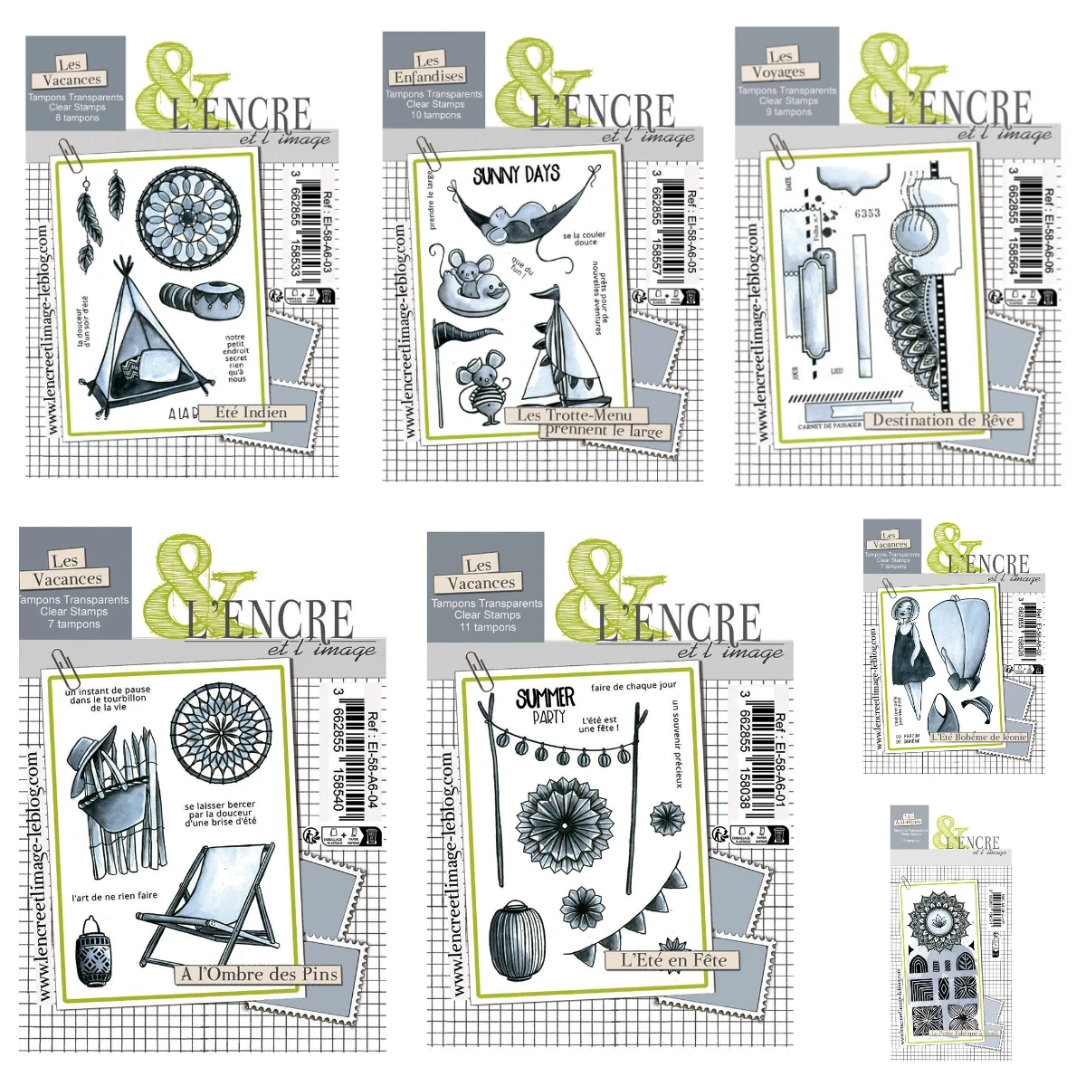

Bohemian Summer Stamps For DIY Destination de Reve Stamps Scrapbooking Photo Album Handmade Paper Card Decoration Craft 2025 Ne