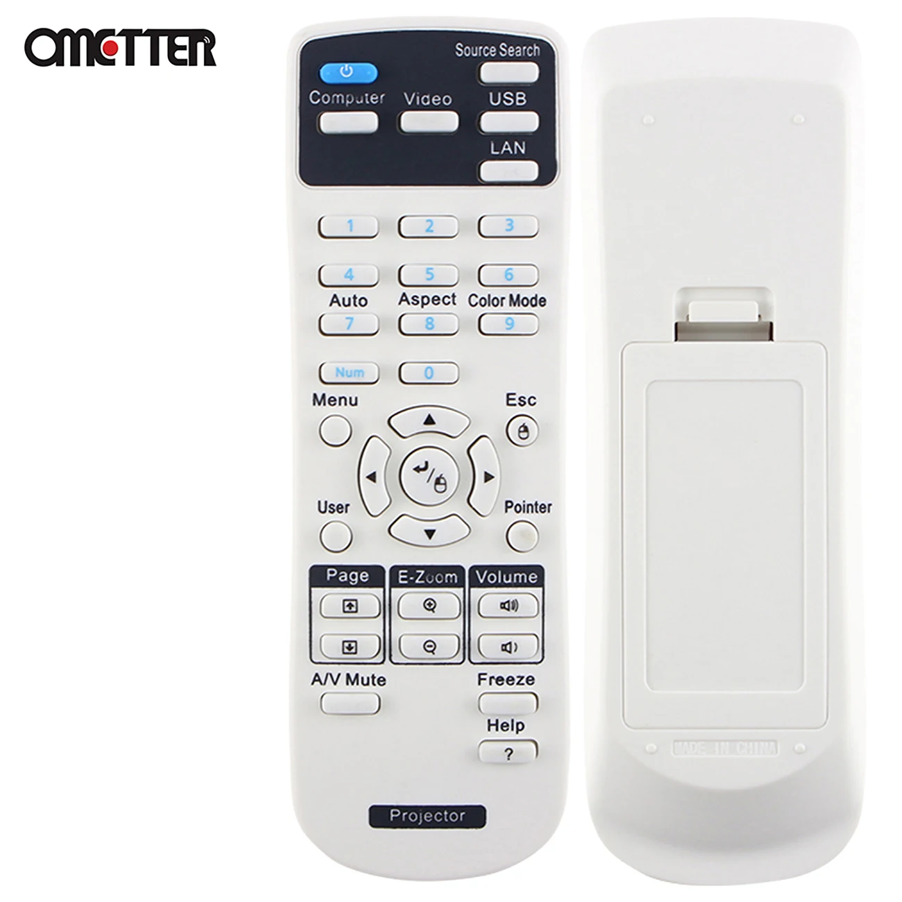 Per Epson Proiettore Telecomando CB-S04 X04 X29 X31 X36 97H 945H 965H CB-S05 CB-S05E CB-X05 EB-C3005WN