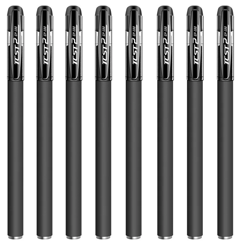 Set di penne Gel da 52 pezzi 0.5mm ricariche di inchiostro blu nero penna a sfera con punta ad ago per forniture per ufficio scolastico