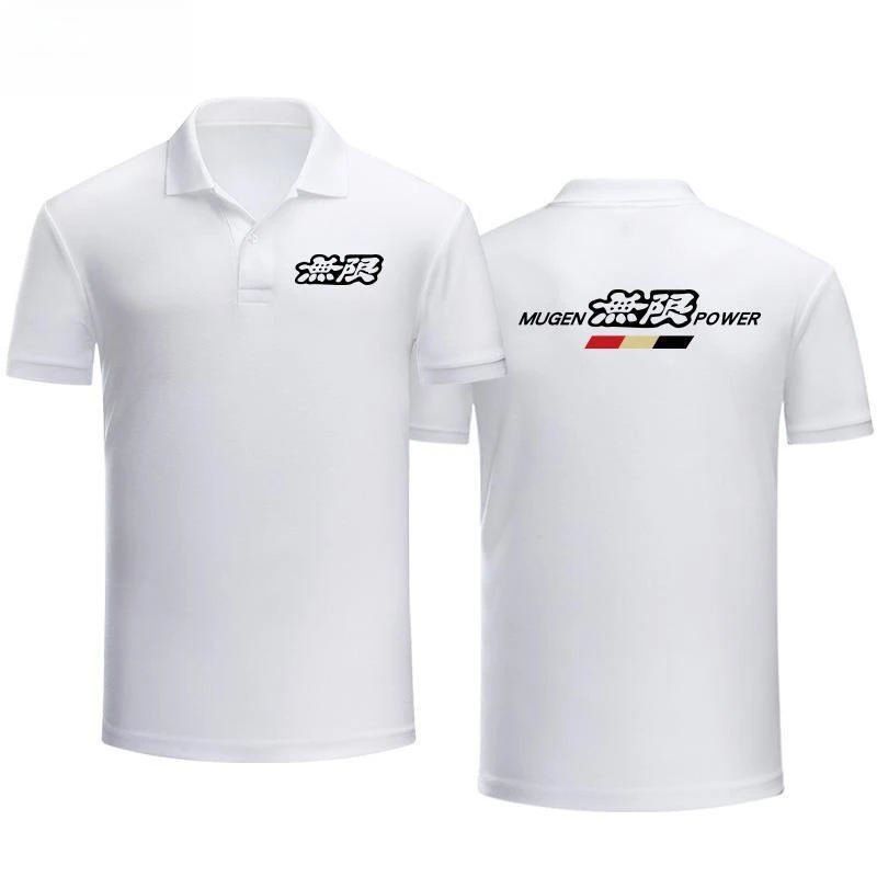 

Мужские и женские рубашки поло Honda, летняя модификация мотоцикла и автомобиля, футболка Honda Fit Unlimited Mugen JDM Trend с короткими рукавами