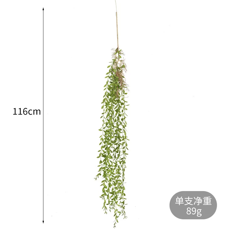 1 PCS 116cm Artificial Green Wall String Plant Leaves Branch Home Decor Garden Decoration Gift F790
