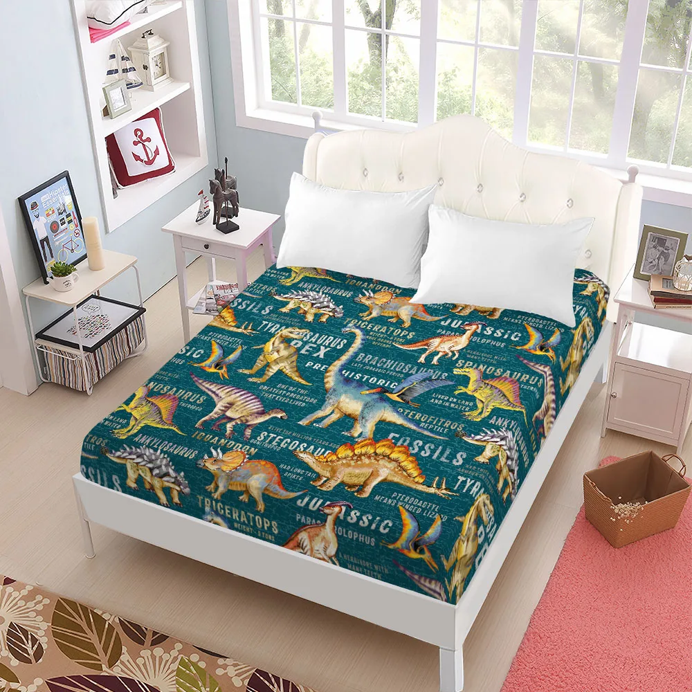Jurassic Dinosaur Trains Children Fitted Sheet