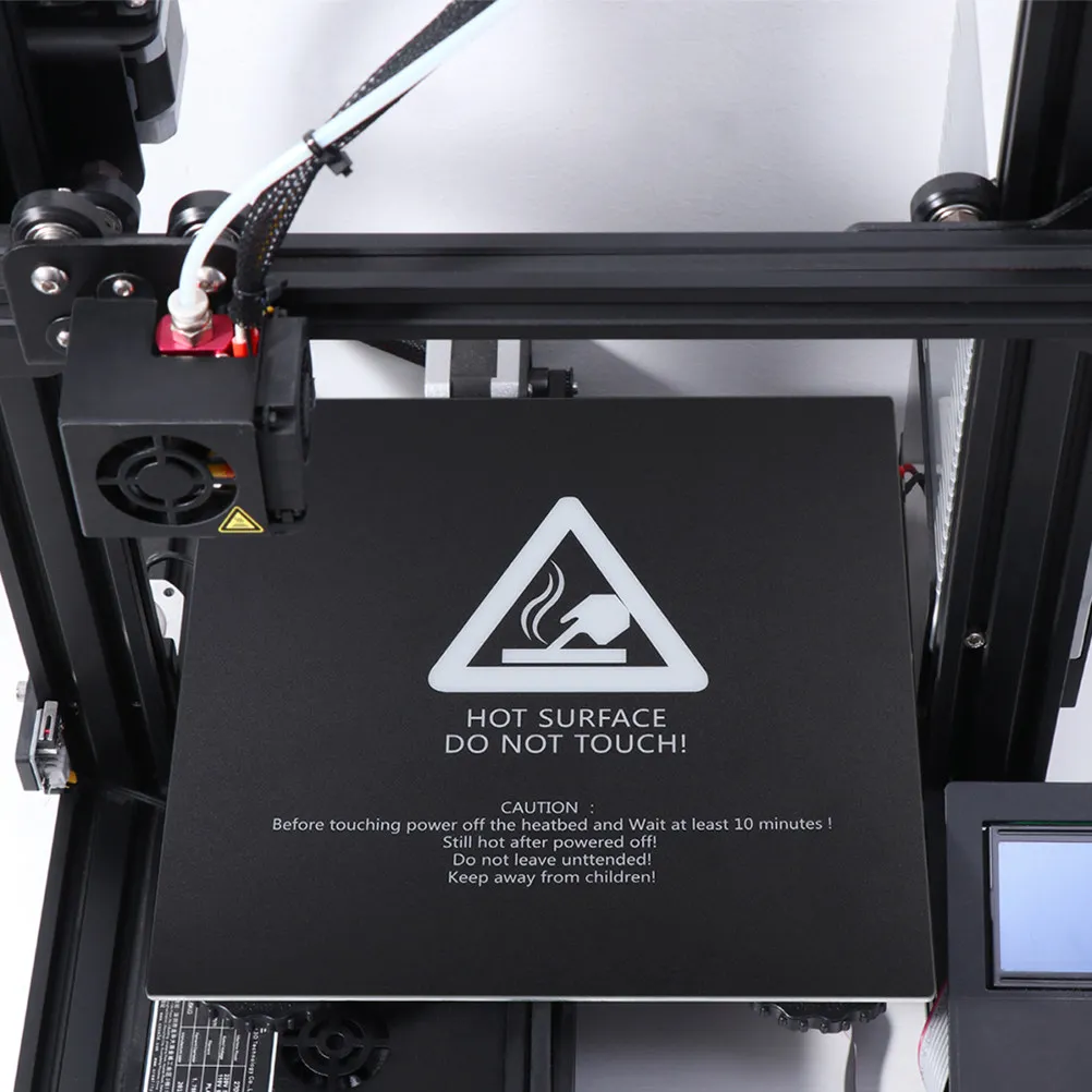 

3D Printer Hot Bed Aluminum Base Sticker Flat Heat Resistant Platform Sheet Frosted Adhesive Surface 3D Printer Platform Sticker