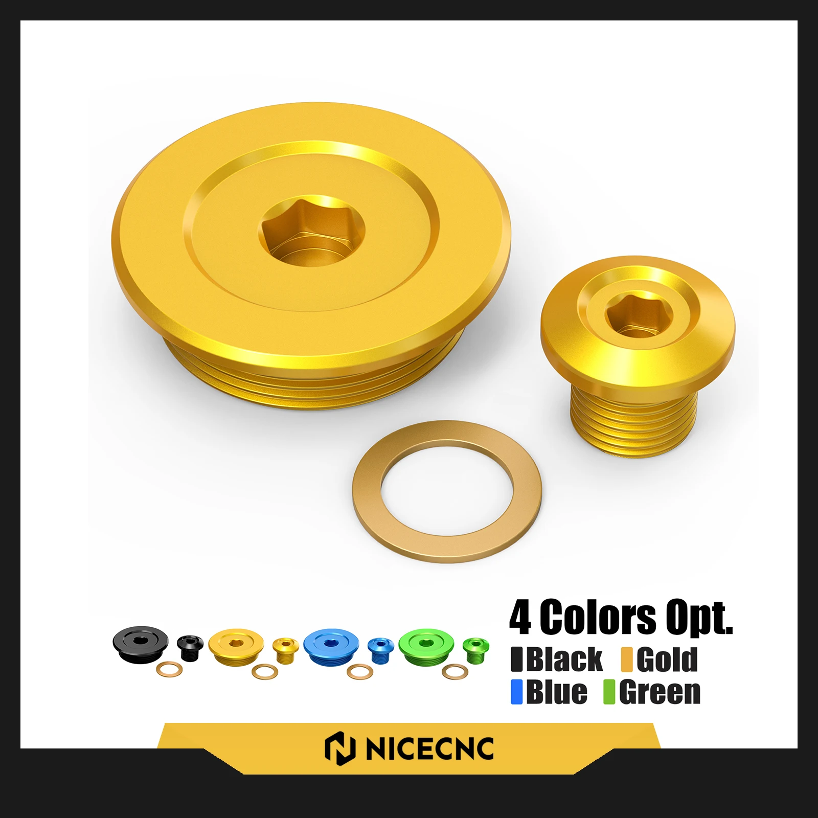 

For Suzuki 2000-2024 DRZ400E DRZ400S DRZ400SM DR-Z 400E 400S 400SM Motorcycle Engine Timing Cap Plug Screws For Kawasaki KFX400