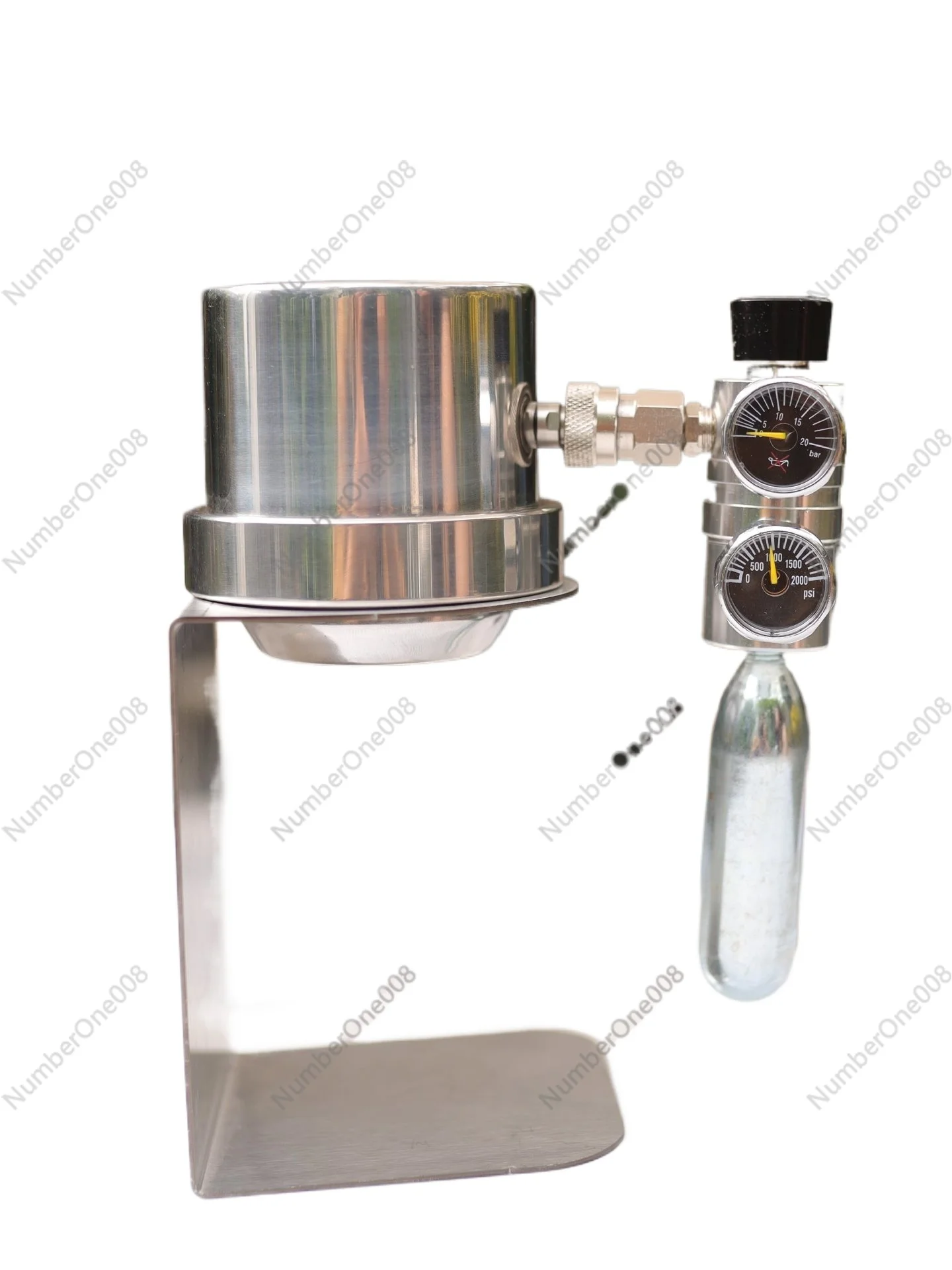 Pompa Udara Tekanan Tinggi untuk Mesin Espresso, Suku Cadang Pengganti Pneumatik Portabel, Kit Perbaikan Pembuat Kopi Baja Tahan Karat