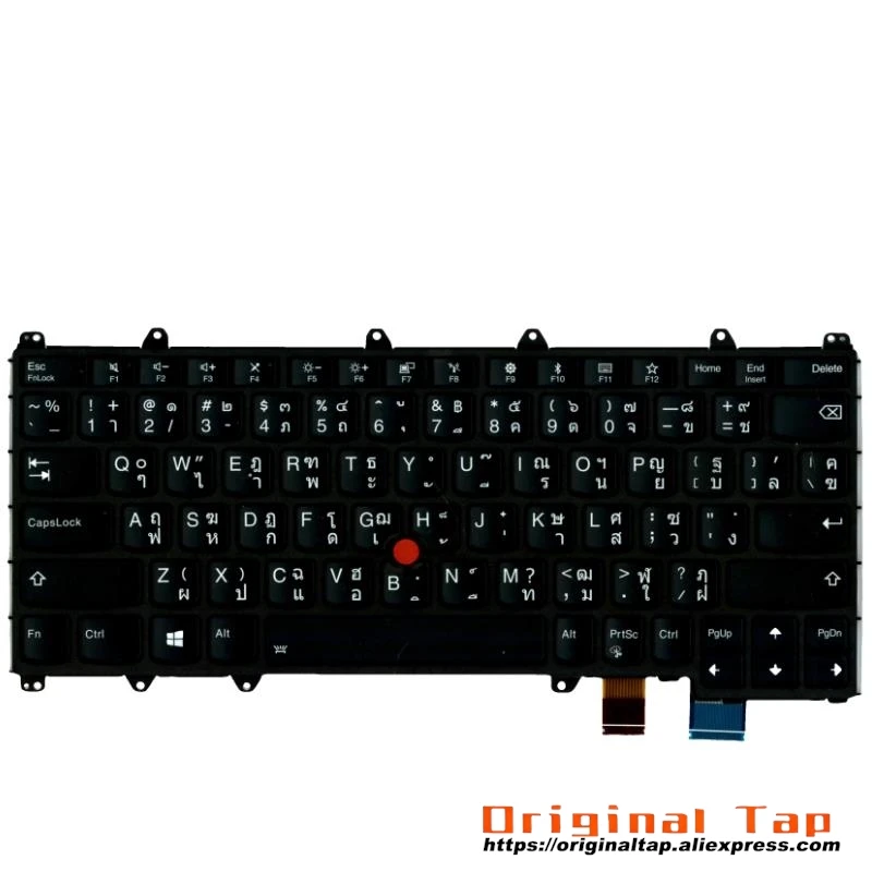 TH Thai Backlit Keyboard for Lenovo Thinkpad X380 Yoga 370 01EN420 01AV709 01HW608 01HW648